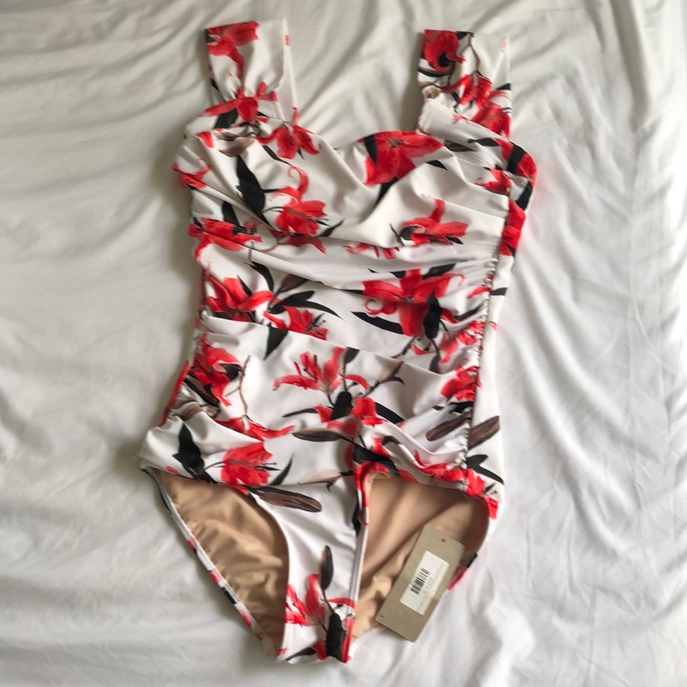 Tessa off shoulder one piece swimsuit